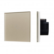 Выключатель сенсорный SWT-OMALI-S01-ZB-GD (250V, 10A, Zigbee) (Arlight, Стекло)