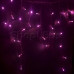 Гирлянда Айсикл (бахрома) светодиодный, 4,8 х 0,6 м, прозрачный провод, 220В, диоды розовые, NEON-NIGHT, SL255-148