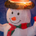 3D фигура надувная "Дед Мороз и Снеговик", диаметр шара 120 см, общий размер 210 см, с подсветкой, компрессор с адаптером 12В, IP 44 NEON-NIGHT, SL511-053