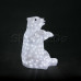 Акриловая светодиодная фигура "Белый медведь" 36х41х53 см, 200 светодиодов, IP44, понижающий трансформатор в комплекте, NEON-NIGHT, SL513-249