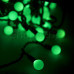 Гирлянда "LED - шарики", Ø17,5мм, 20 м, цвет свечения зеленый, 220В, Neon-Night, SL303-504