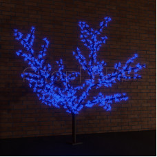 Светодиодное дерево "Сакура", высота 1,5 м, диаметр кроны 1,4м, RGB светодиоды, контроллер, IP 54, понижающий трансформатор в комплекте NEON-NIGHT